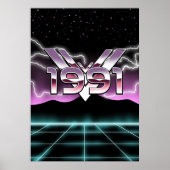 Poster Tech noir 1991 (Devant)