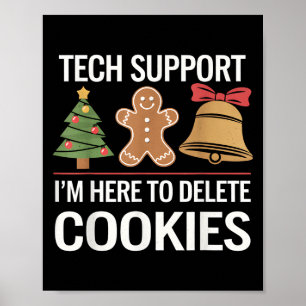 Poster Tech Support Je suis ici pour supprimer vos cookie