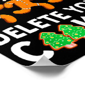 Poster Tech Suprt Christmas Cookies Women Men Funny Chris (Coin)