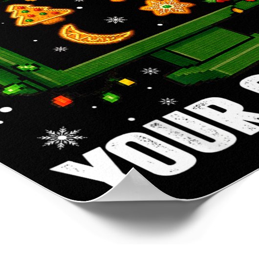 Poster Tech Suprt Delete Your Cookies Men Ugly Christmas  (Coin)