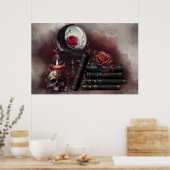 Poster Técherie | Articles magiques Spellbooks et Crystal (Cuisine)