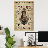 Poster Técherie de cuisine d'Halloween (Bureau à domicile)