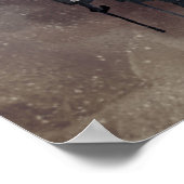 Poster Técherie | Sorcière rouge aux ombres gothiques du  (Coin)