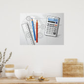 Poster Technical Drawing Office Supplies (Cuisine)