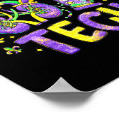Poster Technicien de dialyse Infirmière Mardi Gras Illust (Coin)
