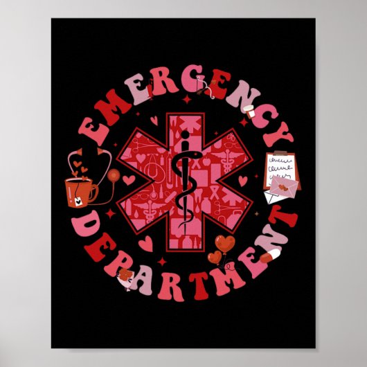 Poster Technicien de la Saint-Valentin Urgences Er Ed Inf (Devant)