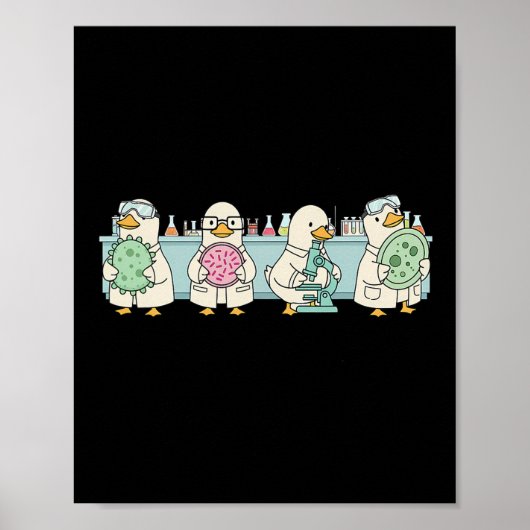 Poster Technicien de laboratoire de microbiologie Profess (Devant)