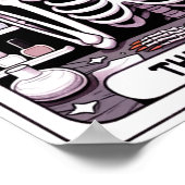 Poster Technicien de ongle de Tarot (Coin)