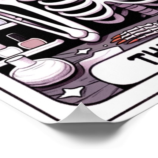 Poster Technicien de ongle de Tarot (Coin)