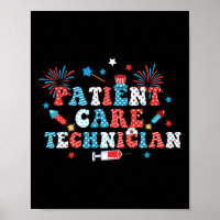Technicien de soins aux patients de feux d'artific