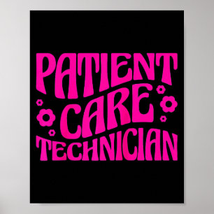 Poster Technicien de soins aux patients Équipe Pct Maillo