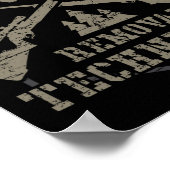 Poster Technicien d'enlèvement d'écureuil Squir de chasse (Coin)