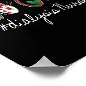 Poster Technicien dialyse Néphrologie Noël Dialyse (Coin)