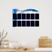 Poster technicien employé du mois affichage pour les phot (Cuisine)