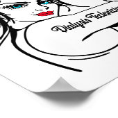 Poster Technicien En Dialyse Rosie Le Riveter Pin Up (Coin)