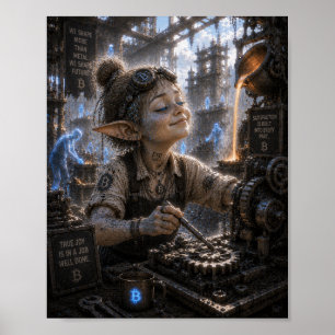 Poster Technicien en fabrication de précision / Satisfact