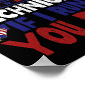 Poster Technicien en Firework 4 juillet Funny Usa Pyro-te (Coin)