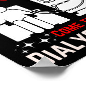 Poster Technicien en machine dialyse Néphrologiste Tech U (Coin)