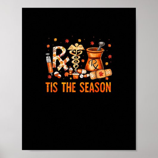 Poster Technicien Thème Automnal C'est La Saison (Devant)