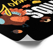 Poster Technicien Ultrasoné Gobble Squad Thanksgiving Fa (Coin)