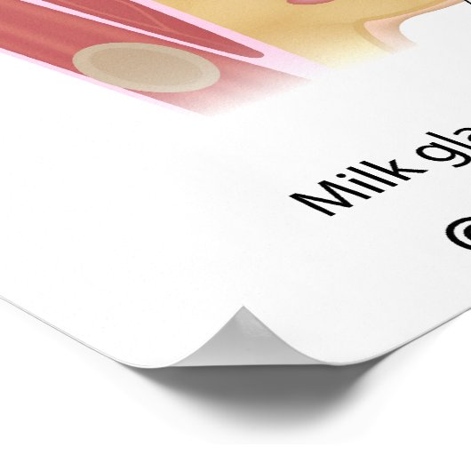 Poster Technique d'allaitement, dessin étiqueté. (Coin)