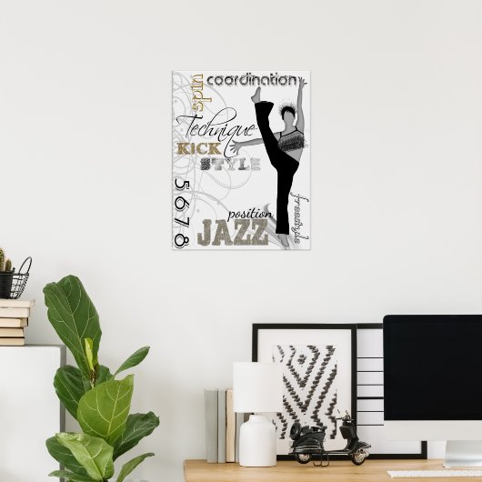 Poster Technique de jazz (Bureau à domicile)