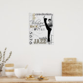 Poster Technique de jazz (Cuisine)