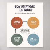 Poster Technique de respiration de boîte (Devant)