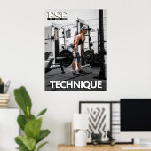 Poster technique du logo de l'entreprise de la con (Bureau à domicile)