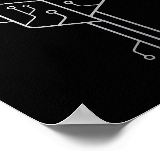 Poster Technique du programmeur programmeur de l'arbre de (Coin)