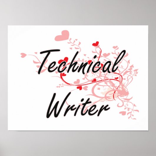 Poster Technique Ecrivain Conception de Travail Artistiqu (Devant)