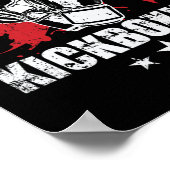 Poster Techniques traditionnelles de Muay Thai Kickboxing (Coin)