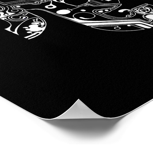 Poster Techno (Coin)