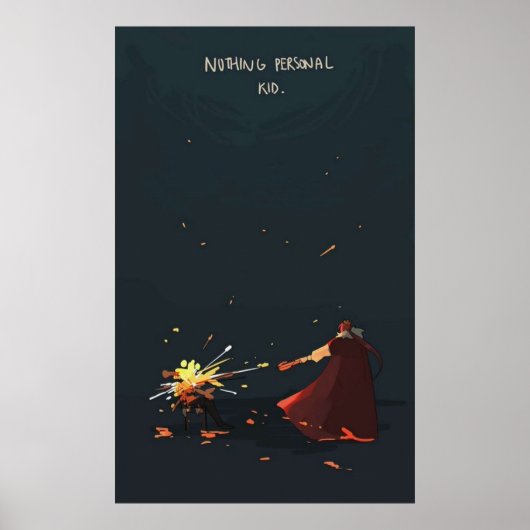 Poster Technoblade Nothing Personal Kid (Devant)