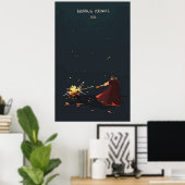 Poster Technoblade Nothing Personal Kid (Bureau à domicile)