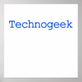 Poster Technogeek (Devant)
