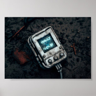 Poster Technologie Alien