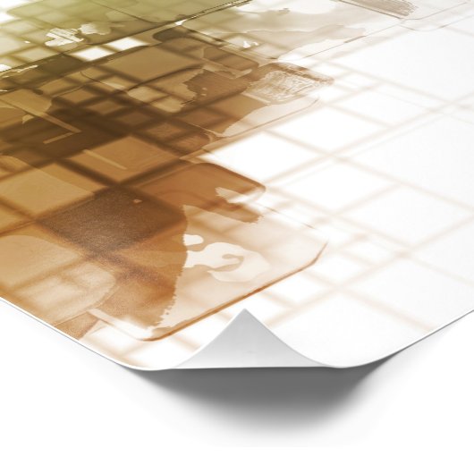 Poster Technologie d'analyse de visualisation de données  (Coin)