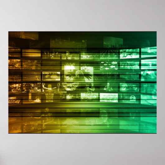 Poster Technologie de l'information sur le Web L'art de l (Devant)