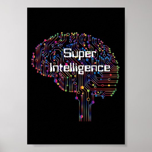 Poster Technologie de super intelligence (Devant)