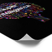 Poster Technologie de super intelligence (Coin)