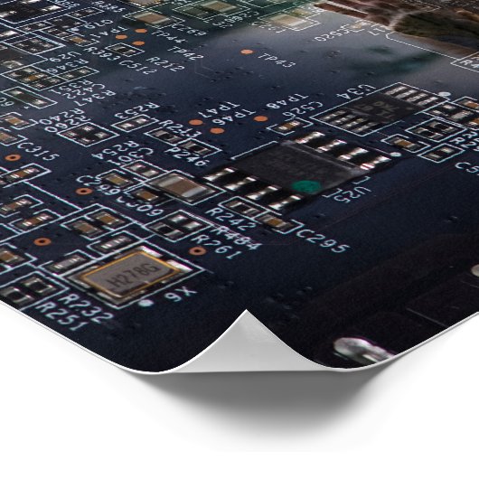 Poster Technologie et nature. (Coin)