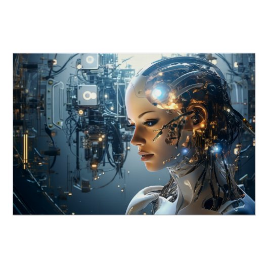 Poster Technologie futuriste (Devant)