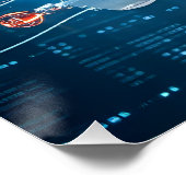 Poster Technologie futuriste (Coin)