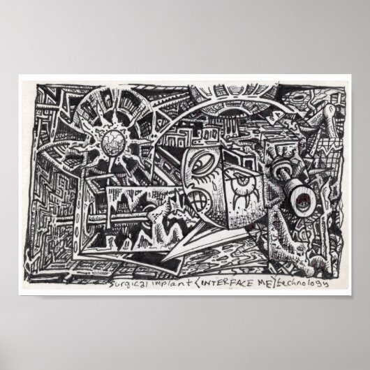 Poster Technologie Implant Chirurgical (Interface Me). (Devant)