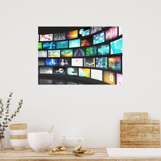 Poster Technologie multimédia Périphériques numériques In (Cuisine)