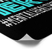 Poster Technologies de la santé mentale Frontline Travail (Coin)