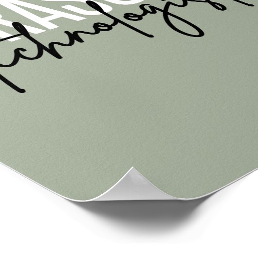 Poster Technologue d'Ultrasound | Cadeaux techniques ultr (Coin)