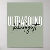 Poster Technologue d'Ultrasound | Cadeaux techniques ultr (Devant)