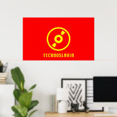 Poster Technoslavia (Bureau à domicile)
